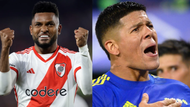 Borja y Rojo esperan volver para el Superclásico entre River y Boca.