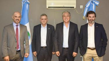 El gobernador de Neuquén hizo alusión al encuentro en sus redes sociales. Foto: gentileza. 