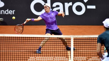 Baéz frenó el andar de Díaz Acosta y lo eliminó del ATP de Río. 