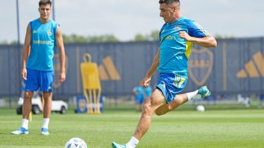 Miguel Merentiel es uno de los pocos en Boca que tiene un lugar asegurado entre los once para enfrentar a River.