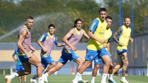Dos jugadores de Boca sufrieron molestias físicas a cuatro días del Superclásico