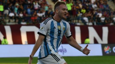 Goundou, autor de la victoria de Argentina ante Brasil en el Preolímpico.