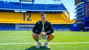 Alcaraz fue a ver a Boca antes de su debut en el Argentina Open y cantó a la par de la hinchada