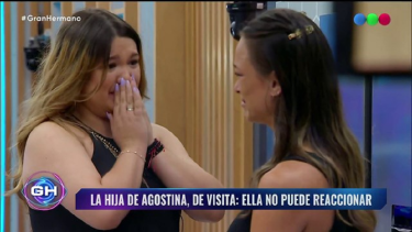 Gran Hermano: Morena visitó a su mamá Agostina en medio del Congelados. 
