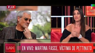 Martina Fasce renunció a su trabajo por los abusos de Roberto Pettinatto.-
