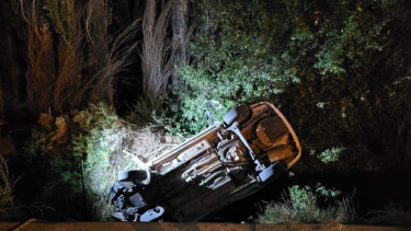 El accidente ocurrió esta madrugada. Foto: Centenariodigital.com