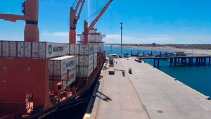 Preparan el primer buque de fruta de la temporada en el puerto de San Antonio Este
