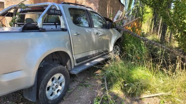 El accidente ocurrió ayer en la Ruta 65. Foto gentileza El Diario de Allen