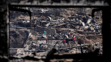Los lugares de Valparaíso donde el incendio destruyó todo a su paso. 