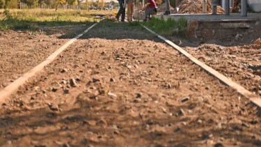 Vías del ferrocarril de Cipolletti. Foto: archivo.