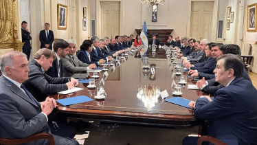 La reunión con Milei de los gobernadores por la Ley Ómnibus. 