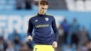 Jabes Saralegui, la joven promesa de Boca, dará el salto al primer equipo en el Superclásico contra River. Foto Archivo.