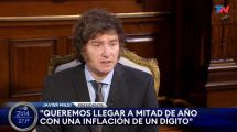 Imagen de Milei dijo que si la inflación de febrero es del 15% sería «un numerazo»
