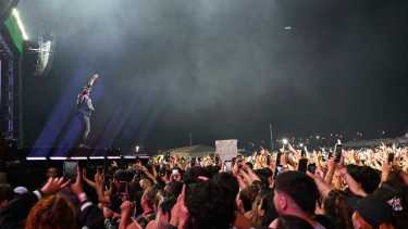 Chano hizo vibrar a todos con clásicos de Tan Biónica. Fotos Florencia Salto