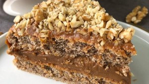 Torta de nuez en 3 simples pasos