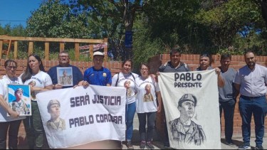 Una nueva marcha reclamó justicia por el crimen de Pablo Córdoba en Zapala. (Archivo)