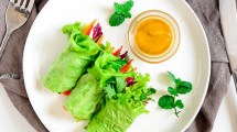 Imagen de Rolls de lechuga: una entrada fácil, rica y liviana