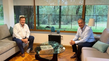 Alberto Weretilneck y Rolando Figueroa intiman a Nación por represas hidroeléctricas. Foto gentileza Gobierno de Neuquén. 
