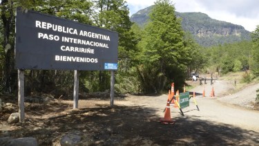 Novedades en el paso Carirriñe, uno de los cruces en Neuquén con Chile.  