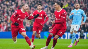 Con un gol de Mac Allister, el Liverpool empató con el City de Julián Álvarez por la Premier League
