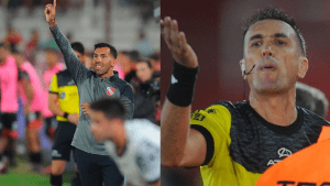 Tévez explotó contra el arbitraje, tras el empate con Barracas y Dóvalo le respondió: «Hablar es gratis»