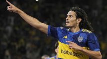 Imagen de Con dos de Cavani y uno de Merentiel, Boca goleó a Central Norte y avanzó en la Copa Argentina