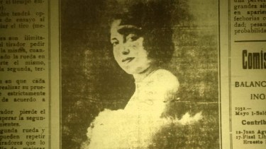 Julio de 1932: su foto publicada por RÍO NEGRO, cuando tenía 25 años. Nació el 12 de marzo de 1907. Foto: Archivo RN.