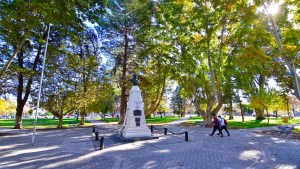 Lo que el delito se llevó: la historia detrás de las placas robadas en la plaza de Allen