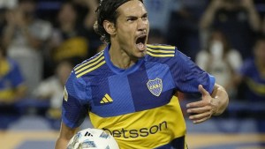 Con un Cavani intratable, Boca le ganó a Belgrano en la Bombonera