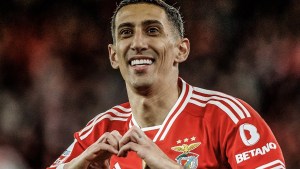 Di María marcó un categórico penal y Benfica empató de local por la Europa League