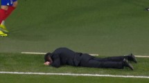 Imagen de La insólita reacción del Cholo Simeone tras el gol que erró el Atlético Madrid en la Champions