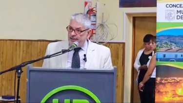 El intendente de  Regina Luis Albrieu fue agredido el fin de semana. Archivo