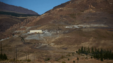 La mina de Andacollo es la única de oro y plata de Neuquén. Foto: archivo.