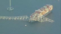 Imagen de Impactante derrumbe de puente en Baltimore: bomberos buscan a 7 personas en el agua