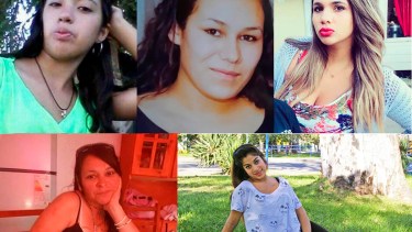Agustina, Claudia, Marisa, Eduarda y Nicole vivían en Río Negro y todas fueron víctimas de femicidio.