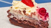 Imagen de Torta mousse de chocolate para hacer agua la boca