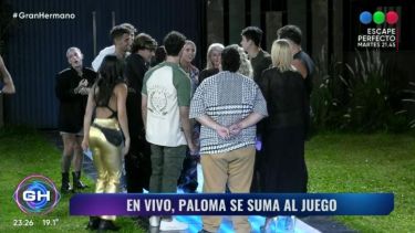 Mauro, Darío, Paloma, y Damián, se sumaron a Gran Hermano y volvieron Denisse y Sabrina. Foto: Captura Telefe. 