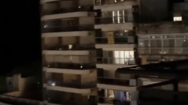 Los ruidos comenzaron a escucharce después de las 21.