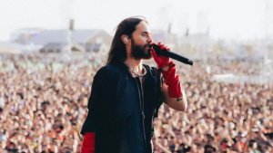 Jared Leto paseó en bicicleta por Buenos Aires y causó furor en el Lollapalooza 2024