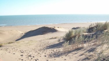 Los médanos de Monte Hermoso. 