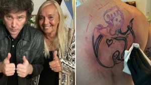 Milei recibió a la sobrina nieta de Solari Parravicini, el autor de la teoría del «hombre gris»