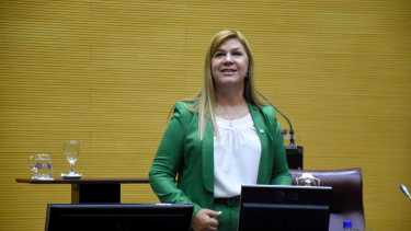 La vicegobernadora de Neuquén, Gloria Ruiz. Foto: Matías Subat.