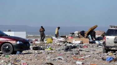 El gobierno tuvo que hacer un relevamiento en el basural de Neuquén por pedido de las defensorías. Foto: Matías Subat