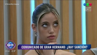 Denisse de Gran Hermano se mantiene en placa y deberá enfrentar una dura sanción.-