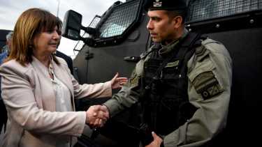 La ministra de Seguridad de la Nación Patricia Bullrich envió un mensaje al gobernador de Santa Fe, Maximiliano Pullaro. Foto archivo. 