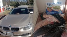Imagen de Detienen a un hombre en Río Colorado que transportaba 100 kilos de carne en el baúl de un BMW