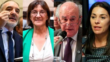 Así fue el paso de los senadores rionegrinos y neuquinos en el Senado.