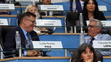 Pica y López apoyan las iniciativas del Ejecutivo rionegrino. Foto: Marcelo Ochoa.