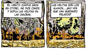 «El cumpleaños del viento», la nueva tira de Chelo Candia en el Voy