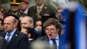 Al grito de «Viva la libertad carajo»: Milei cerró el acto por Malvinas y resaltó la figura de Julio Roca